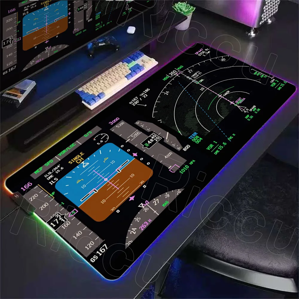Tapis de souris xxl | Cockpit Aviation