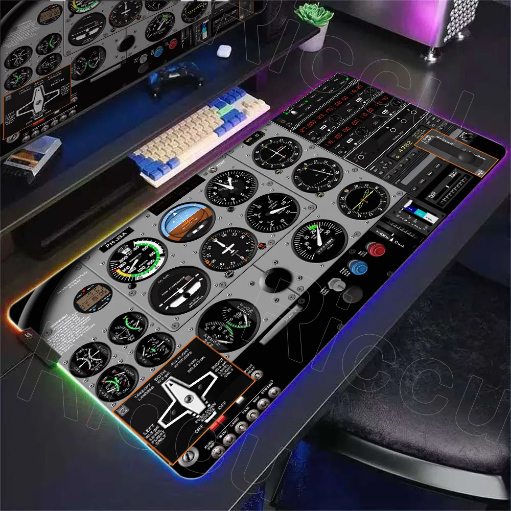 Tapis de souris xxl | Cockpit Aviation